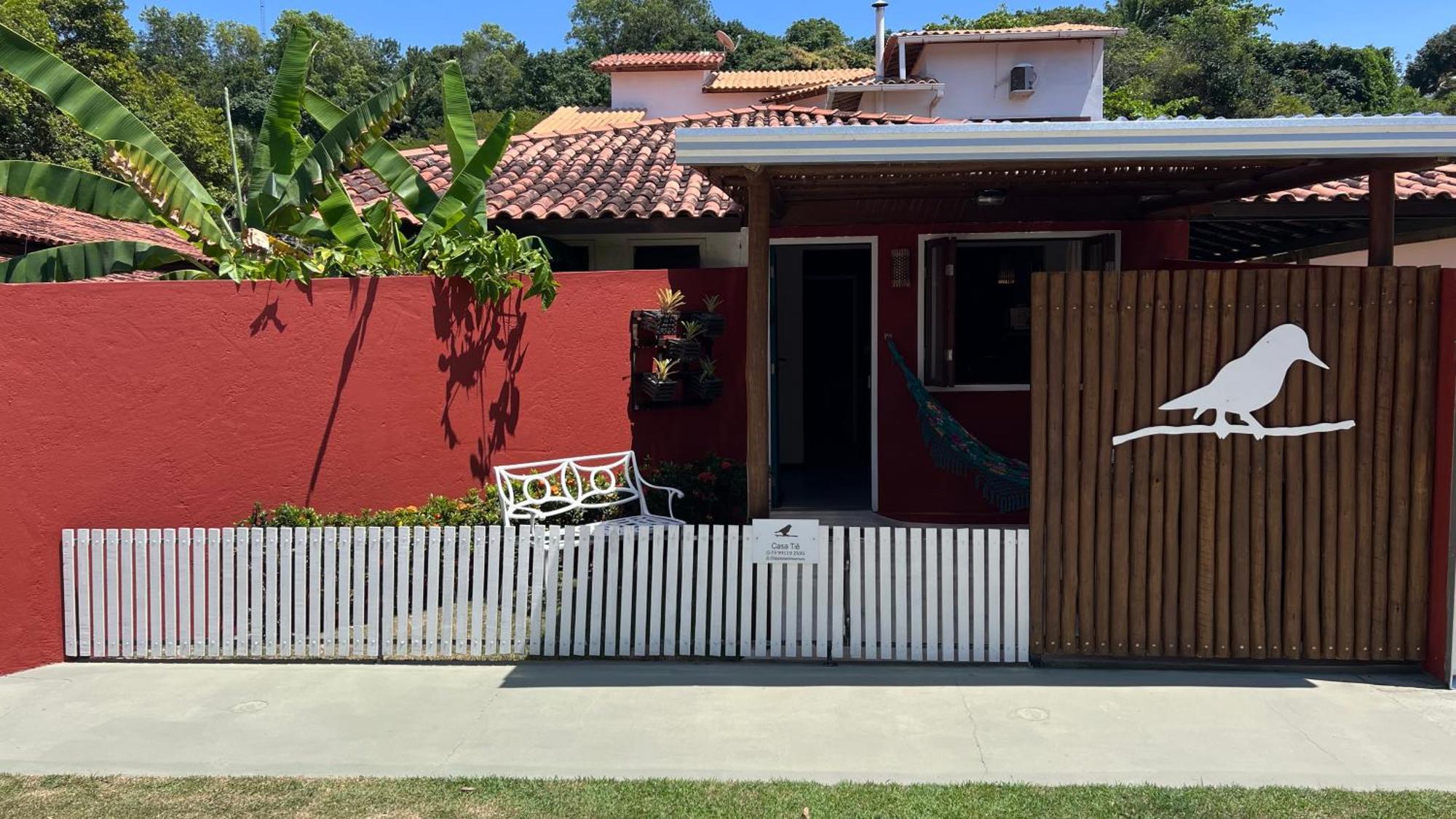 Casa Tie - Passarim Hospedagem Cumuruxatiba Buitenkant foto